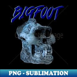 bigfoot skull - exclusive sublimation digital file - capture imagination with every detail