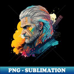 geralt - png transparent digital download file for sublimation - defying the norms