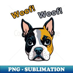 woof woof dog bark - modern sublimation png file - create with confidence