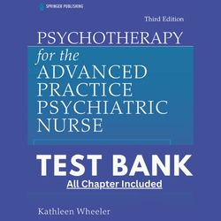 test bank for psychotherapy for the advanced practice psychiatric nurse a how to guide 3rd edition chapter 1-24