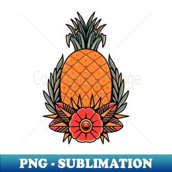 vintage pineapple tattoo - exclusive sublimation digital file - stunning sublimation graphics