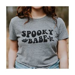 spooky babe svg, halloween shirt design