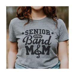 senior mom svg band, band mom 2024 png