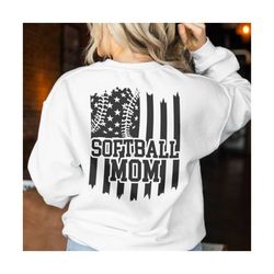 softball mom svg, softball mom png