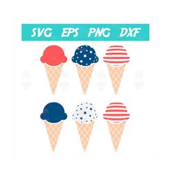 4th of july svg, ice cream svg