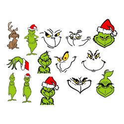 the grinch bundle svg, christmas svg, grinch bundle svg, grinchmas svg