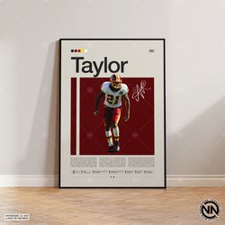 sean taylor poster, washington football poster, nfl poster, sports poster, nfl fans, football poster, nfl wall art, spor