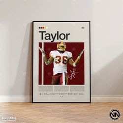 sean taylor poster, washington football poster, nfl poster, sports poster, nfl fans, football poster, nfl wall art, spor