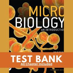 test bank for microbiology an introduction 14th edition by tortora chapter 1-28