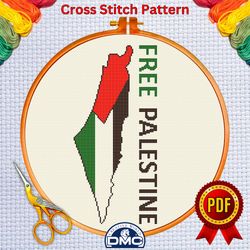 free palestine cross stitch pattern 2, | islamic cross stitch pattern, palestine flag cross stitch pattern,