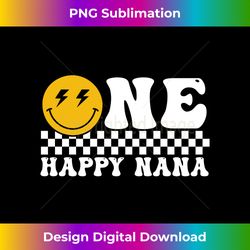 one happy dude nana 1st birthday family matching long slee - classic sublimation png file - pioneer new aesthetic frontiers