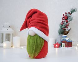 christmas grinch gnome for home tiered tray holiday decoration