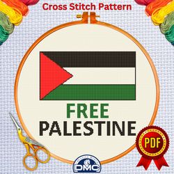 free palestine cross stitch pattern 4, | islamic cross stitch pattern, palestine flag cross stitch pattern