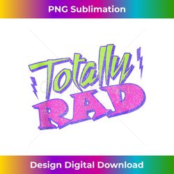 Totally Rad Retro 80's Tank T - Sublimation-Optimized PNG File - Customize with Flair
