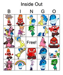 inside out bingo cards printable,bingo party game,50 unique bingo cards,digital download pdf