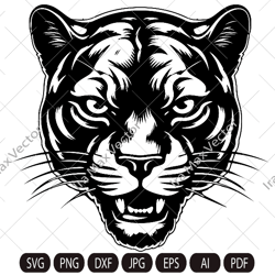 panther face svg, panther head svg, panther svg,panther mascot svg, panther dxf, panther png, panther clipart, panther f