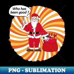 santa pop art - special edition sublimation png file - stunning sublimation graphics