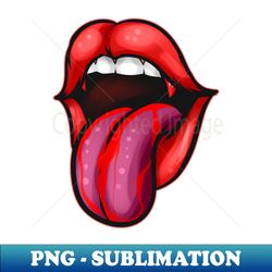 mouth with tounge blood fangs vampire halloween - stylish sublimation digital download - stunning sublimation graphics