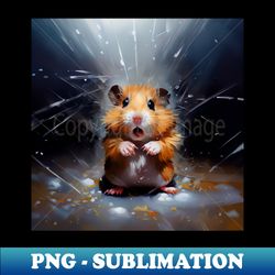 shocked hamster - instant png sublimation download - unleash your inner rebellion