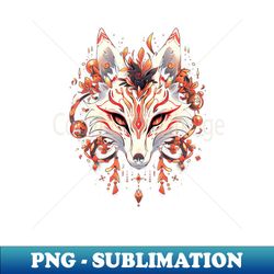 floral foxy 2 - special edition sublimation png file - fashionable and fearless