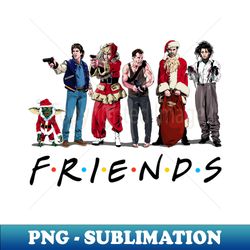 friends christmas - creative sublimation png download - unlock vibrant sublimation designs