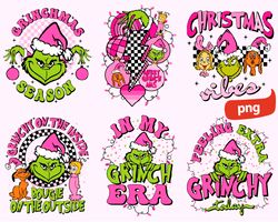 disney retro pink christmas png bundle, pink christmas png, christmas png, disney christmas png, christmas bundle svg