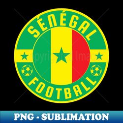 senegal football flag - elegant sublimation png download - vibrant and eye-catching typography