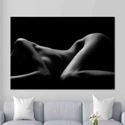 Wall art  Sensual Naked Woman, Nude Poster, Sexy Canvas Art, Naked Woman Poster, Sexy Woman Canvas Art, Sensual Art, Con