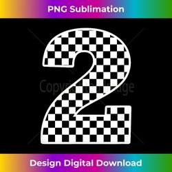 Birthday Boy 2 Two Race Car 2nd Birthday Racing Car Fl - Artisanal Sublimation PNG File - Spark Your Artistic Genius