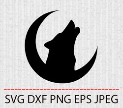 wolf svg,png,eps cameo cricut design template stencil vinyl decal tshirt transfer iron on