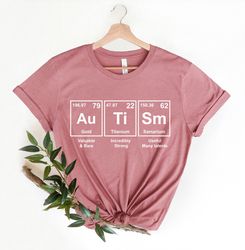 autism periodic table, autism awareness matching tee, equality shirt