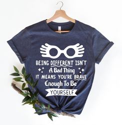 Being Different Isnt A Bad Thing Shirt, Wizard School Shirt, Wizard Wand