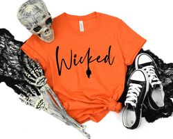 wicked witch broom shirt, spooky season, halloween party tee