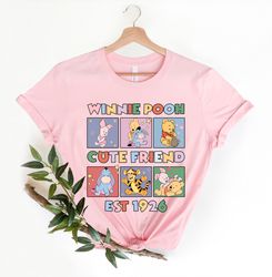 Winnie The Pooh Cute Friend Shirt, Friendship Shirt, Disneyland Shirt