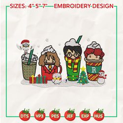 christmas embroidery designs, harry coffee embroidery designs, merry christmas embroidery, hand drawn embroidery designs