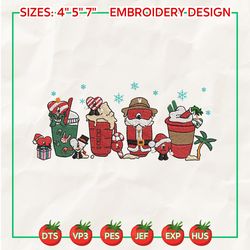 christmas embroidery designs, christmas bad bunny designs, merry christmas embroidery, hand drawn embroidery designs
