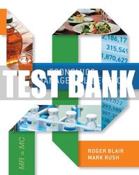 test bank for economics of managerial decisions, the 1st edition all chapters