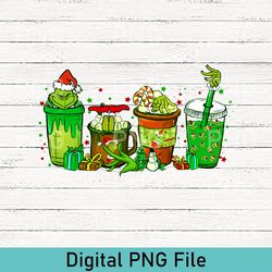 vintage grinch christmas coffee png, grinch png for women, grinch christmas coffee, christmas coffee png, christmas png