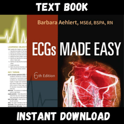 textbook of ecgs made easy 6th edition instant download