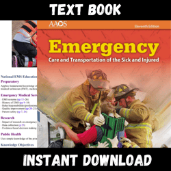 textbook of emergency care and transportation of the sick and injured 11th edition instant download