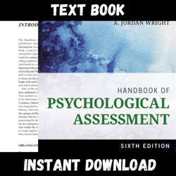 textbook of handbook of psychological assessment 6th edition gary groth instant download