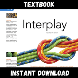 textbook of interplay: the process of interpersonal communication 14th edition instant download