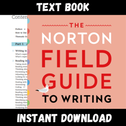 textbook of the norton field guide to writing with readings and handbook and apa 2020 fifth edition instant download