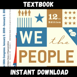 textbook of we the people full twelfth edition instant download