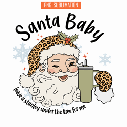 santa baby leopard png