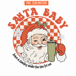 santa baby red png