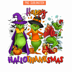 happy hallothanksmas png