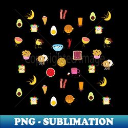 food pattern - special edition sublimation png file - stunning sublimation graphics