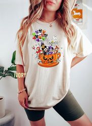 disney mickey and friends halloween balloons sweatshirt, disney halloween balloons comfort color shirt, disney trick or