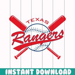 texas rangers baseball mlb team svg cricut files